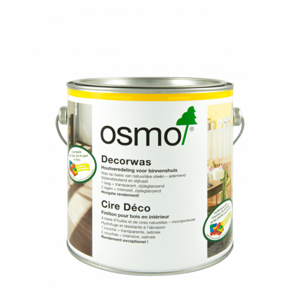 Cire déco OSMO noir 0.375 L 3169