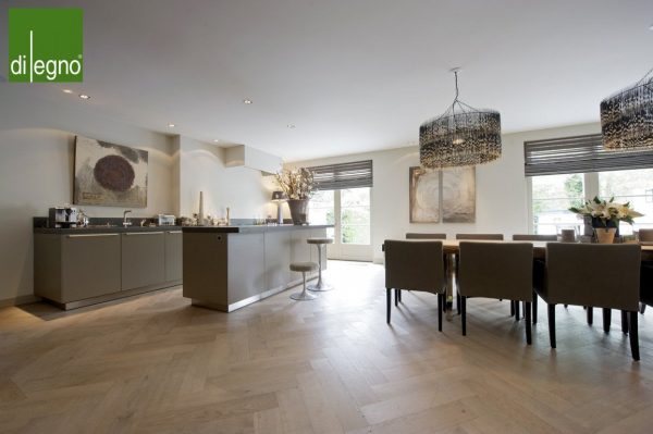 OSTIA BATONS ROMPUS HUILE - PARQUET VIEILLI DI LEGNO