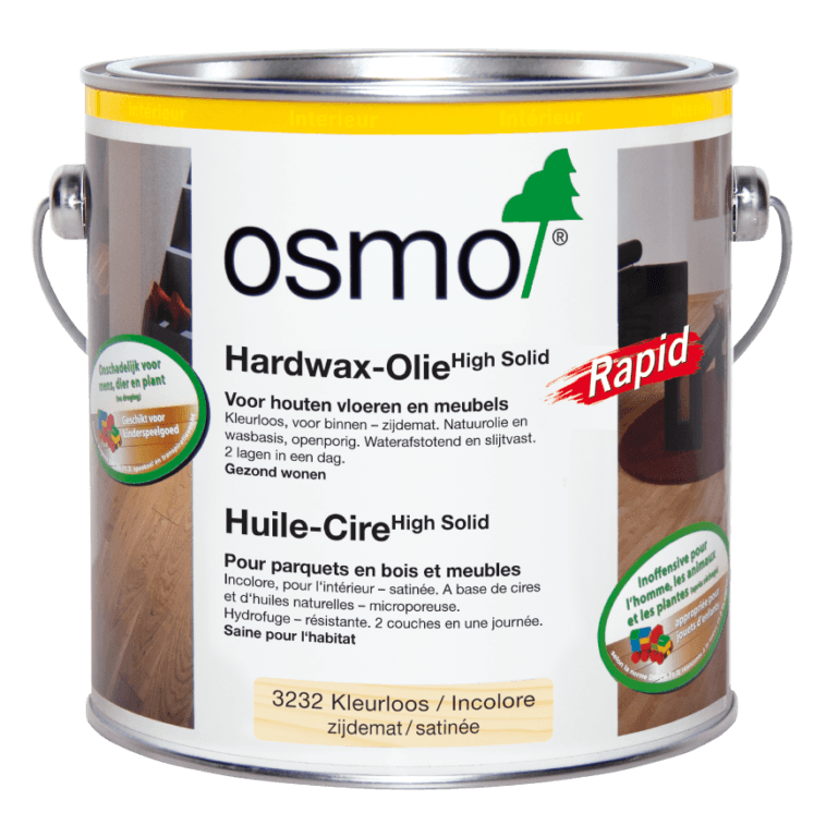 Huile cire pour parquet et meubles 3232 incolore satiné 2.5L