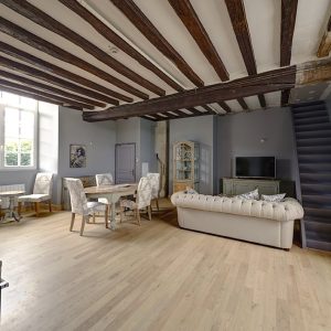 Parquet massif en bois de châtaigner à coller