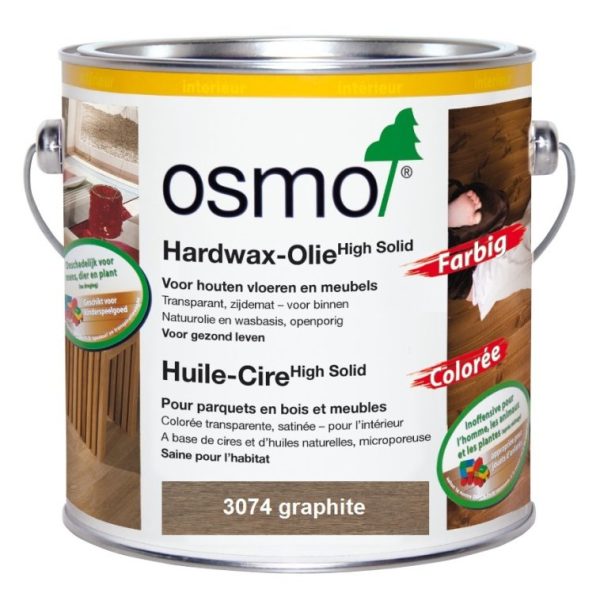 Huile Cire Colorée Graphite OSMO