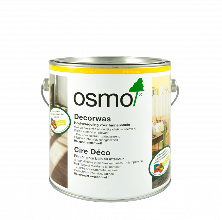 Cire déco OSMO noir 0.375 L 3169