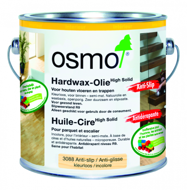 Huile cire antidérapante semi mat OSMO 2,5L 3088