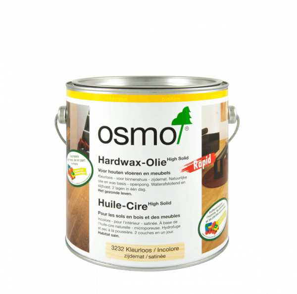 Huile cire OSMO séchage rapide satiné 3232 0.75 L