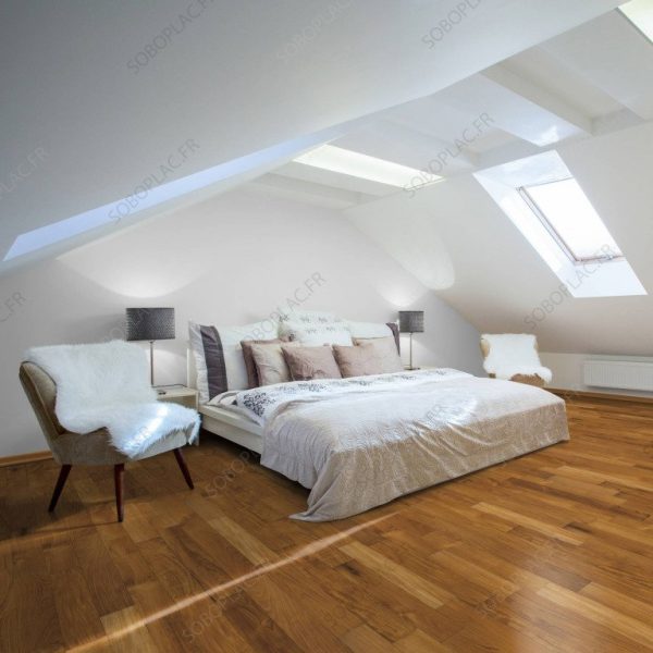 PARQUET MASSIF TECK 12 mm A COLLER